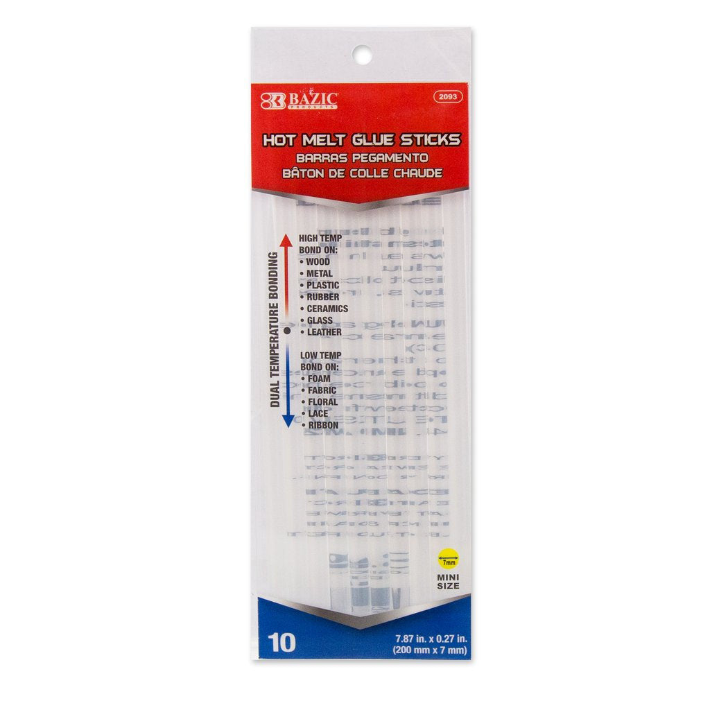 DUAL TEMP MINI SIZE HOT MELT GLIE STICKS PQ.10