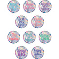 IRIDESCENT POSITIVE CUT OUTS