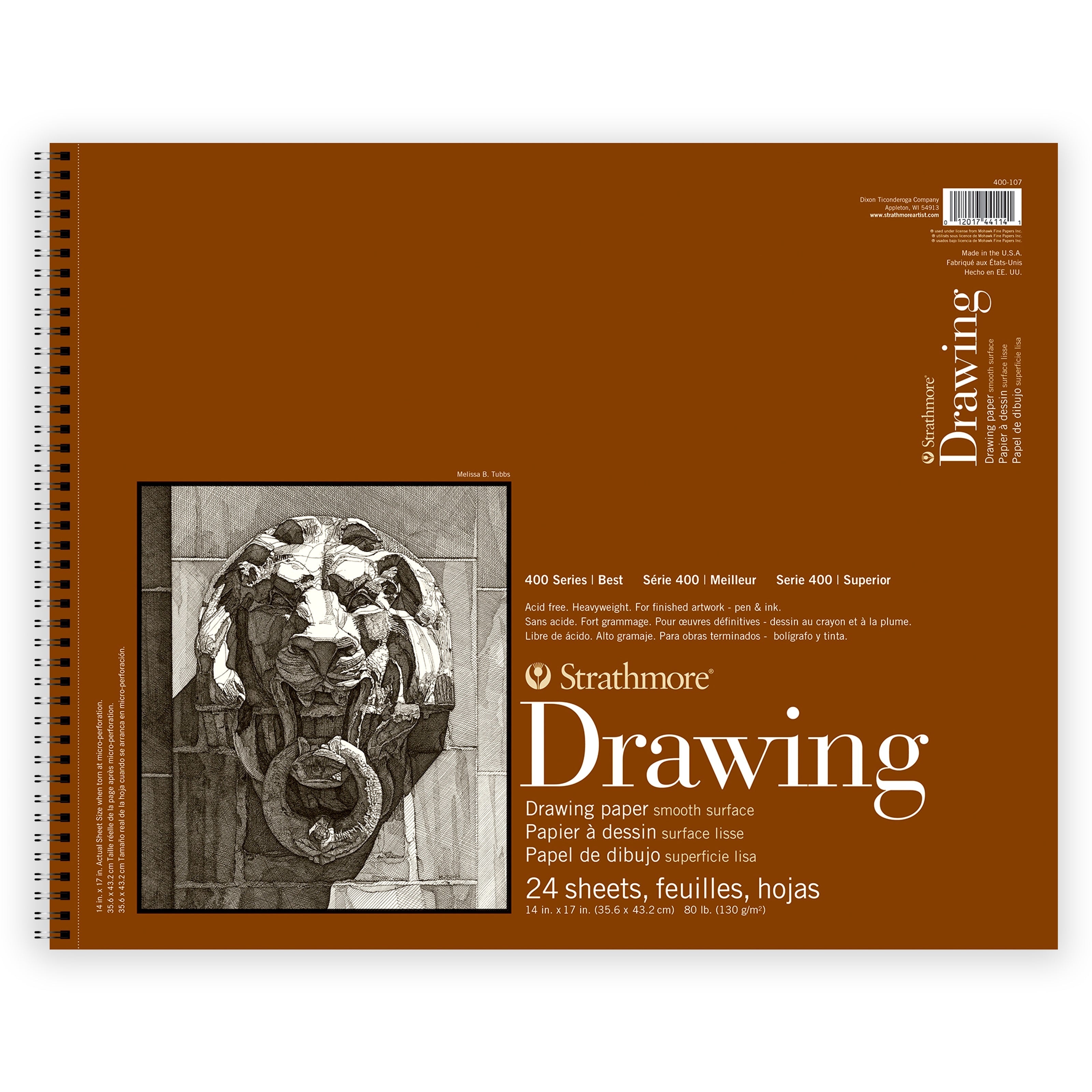 Strathmore 400 Series Drawing Pad | 14"X17" | 24 Sheets