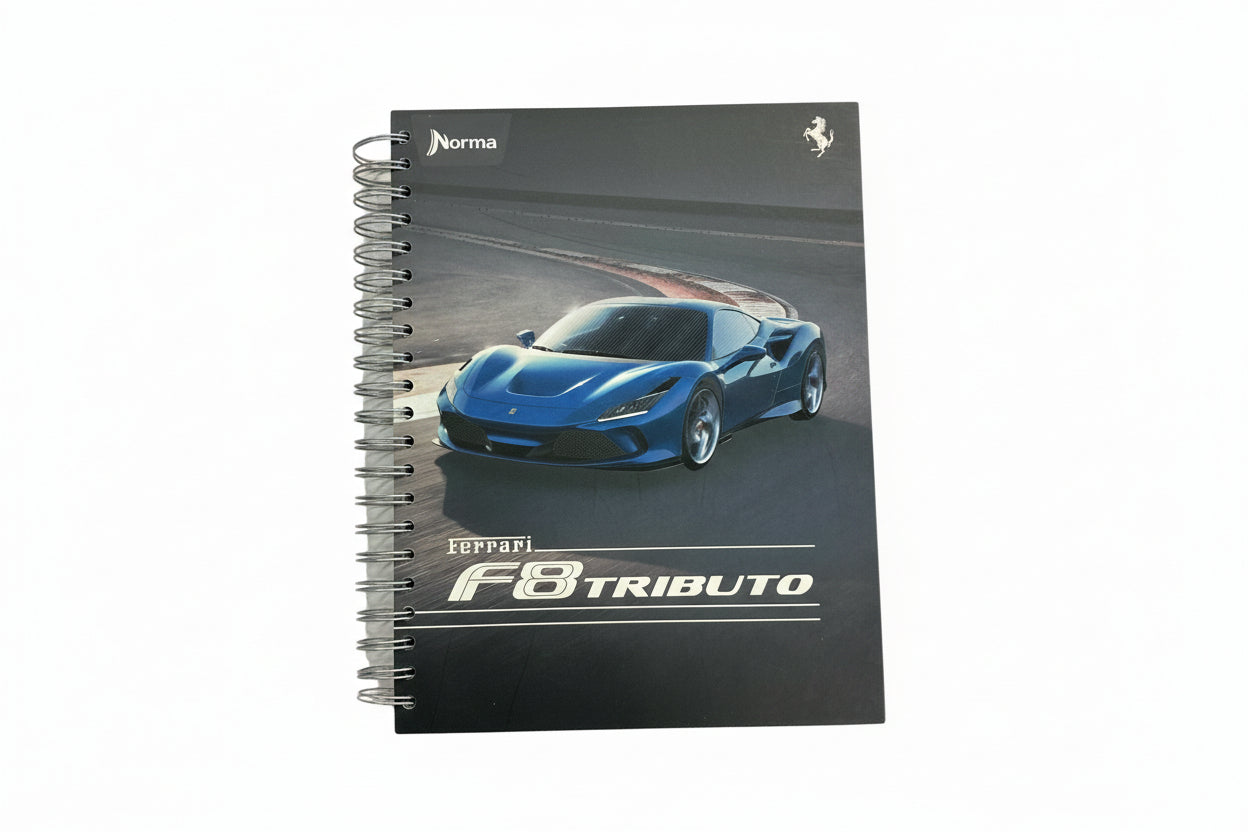 Libreta Ferrari 10 Div | Durabook | 400 pg