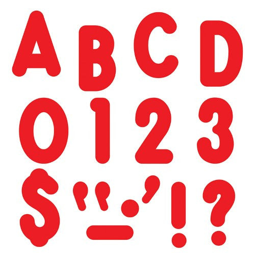 RED UPPERCASE BILLBOARD LETTER