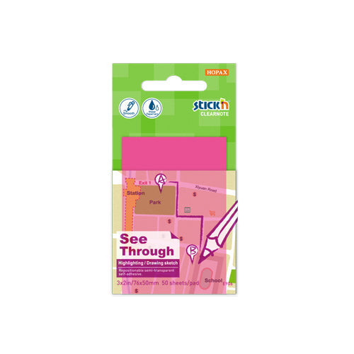 Clearnote 50 hojas, 3 x 2