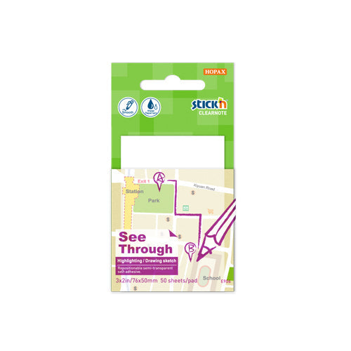 CLEARNOTE 50 HOJAS, 3 X 2