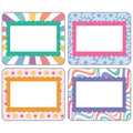 Retro Remix Name Tags | 40 name tags