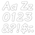 LETTER WHITE ITALIC