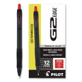 G2 0.7 Edge Red Ink/ Blk Barrel