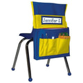 Chairback Buddy™ Blue and Yellow Pocket Chart Storage | 1 piece