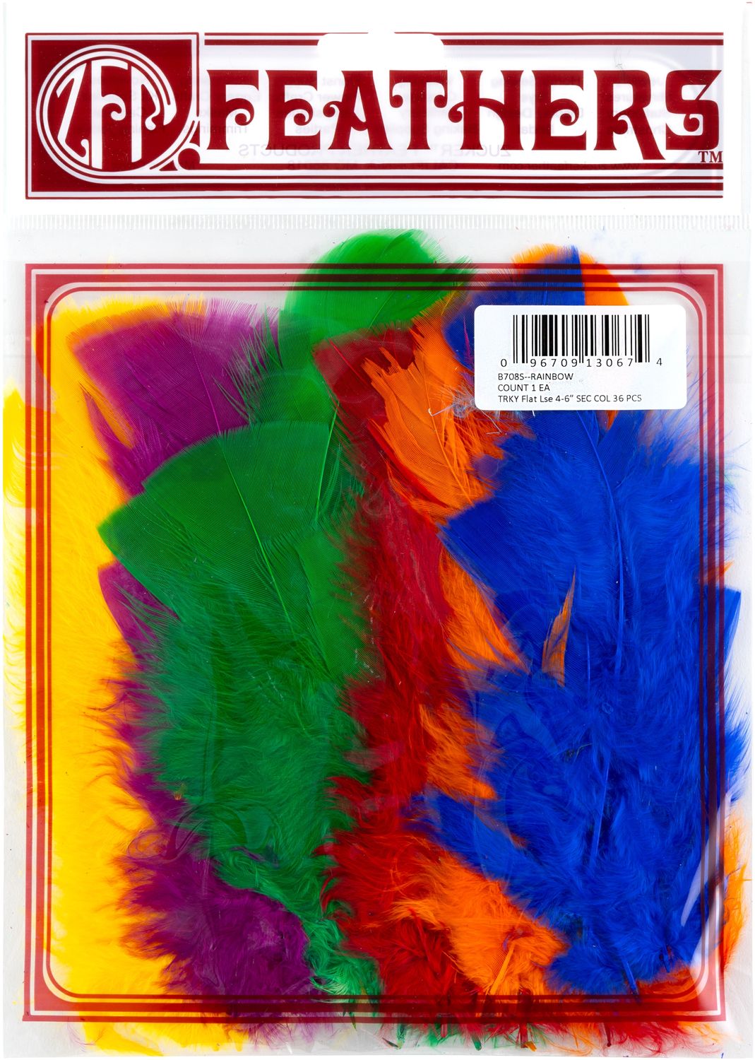 Zucker Turkey Flat Feathers | 36Pkg