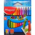 MAPED CRAYONS TRIANGULAR ASSORTED COLOR PQ.12