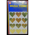 HEARTS GOLD STICKERS