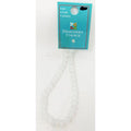 FACETS ROUND BEADS WHITE 6MM 8"