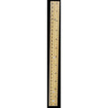 RULER 12" WOODEN SCHOOL SINGLE METAL, 3-RING