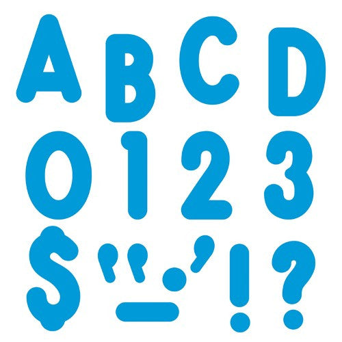 BLUE UPPERCASE BILLBOARD LETTER