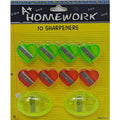 SACAPUNTAS SURTIDOS 10PC