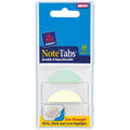 NOTE TABS OVAL YELLOW/ BLUE 2 X 1-1/2" (PQ.20)