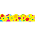 BORDER SCALLOPED COLOR FUL DOTS