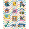 Retro Remix Motivational Stickers