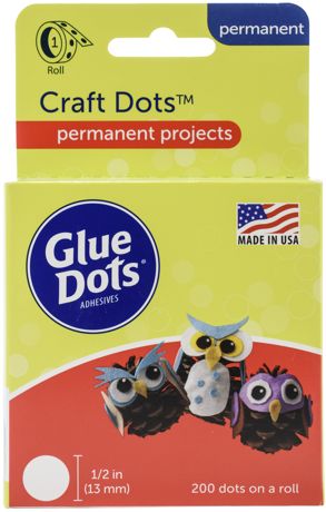 Clear Glue Dots Craft