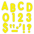 YELLOW UPPERCASE BILLBOARD LETTER