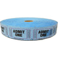 SINGLE TICKETS ROLL 1" X 2" BLUE 2000 PC