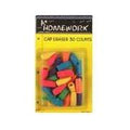 NEON COLORED ERASER CAPS PQ.30