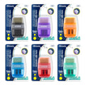 BAZIC Mila Dual Hole Sharpener w/ Square Receptacle + Eraser