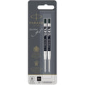 REFILL QINK GEL MEDIUM BLK 2 PACK