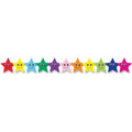 HAPPY MULTICOLOR STARS BORDER