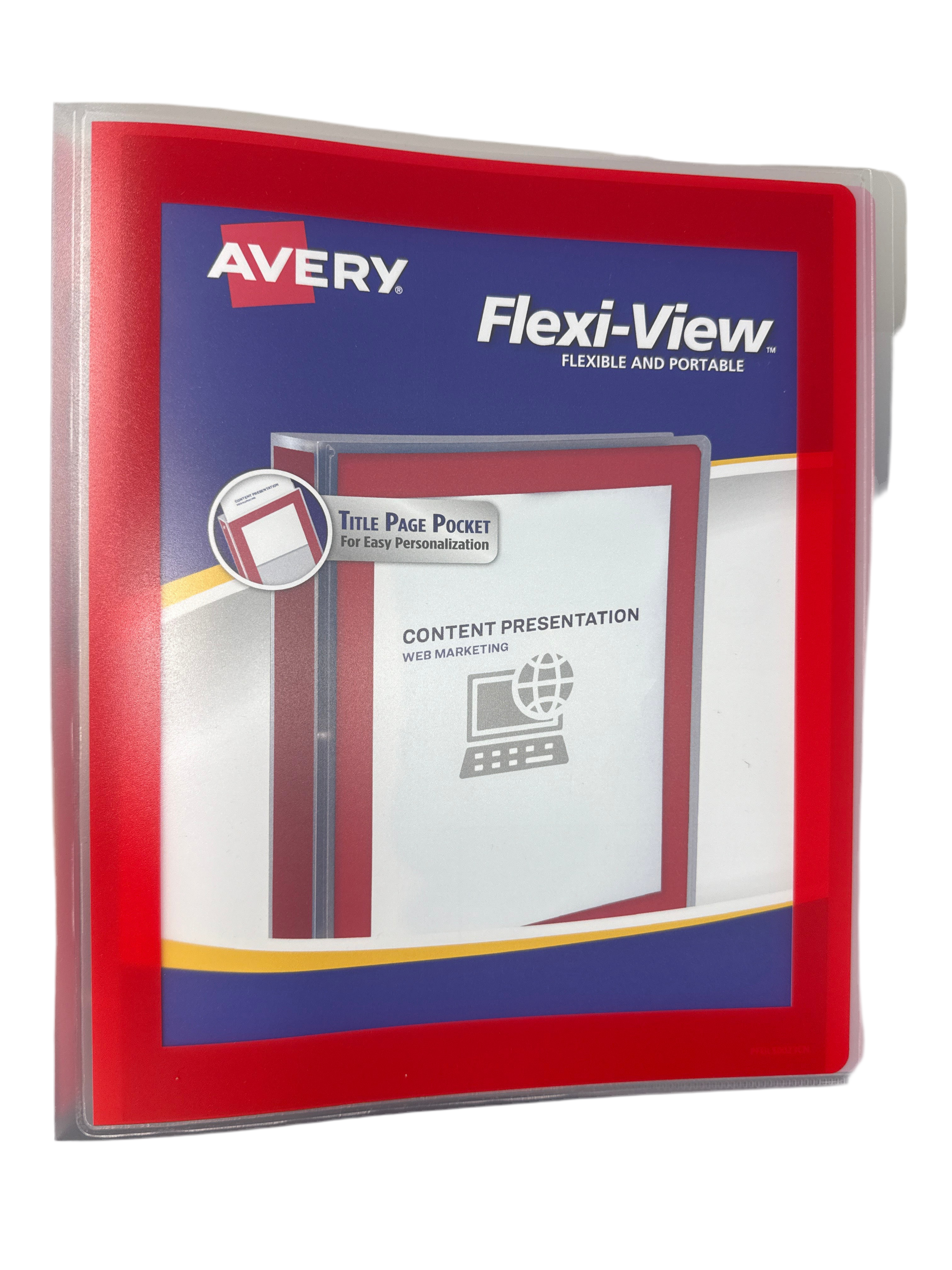 PP BINDER 1" FLEXI-VIEW AD