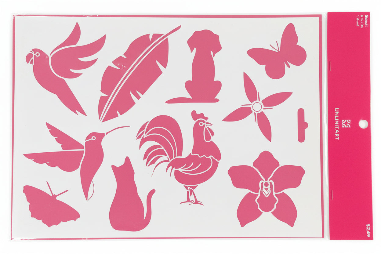 Flora y Fauna Stencil PR