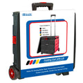 FOLDING CART ON WHEELS WHIT LID RED