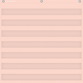 BLUSH 7 POCKET CHART