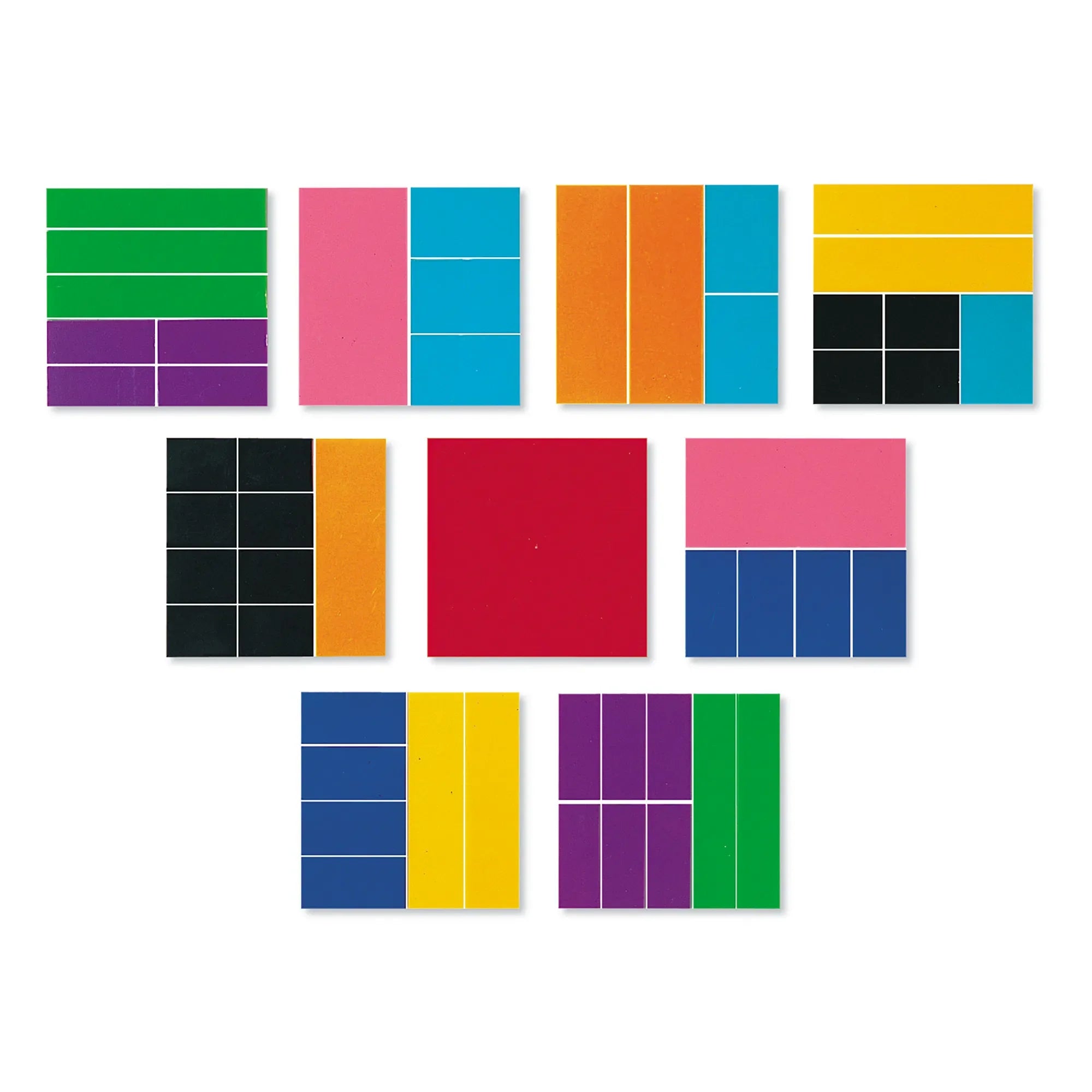 DELUXE RAINBW FRACTION SQUARES