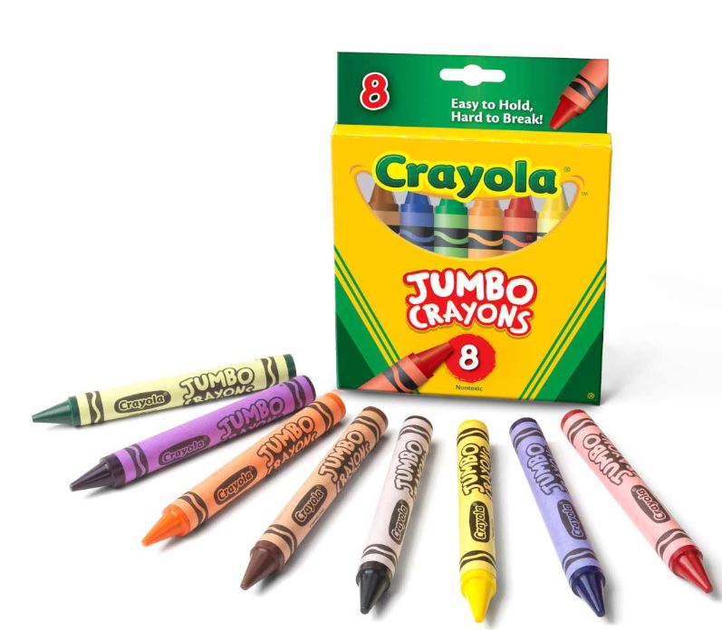 Crayola Jumbo Crayons Pkg. 8