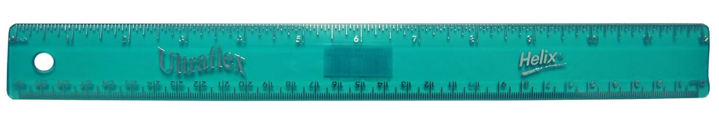 Maped Helix USA Ultraflex Wide Ruler 12" / 30cm Assorted Color