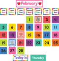 COLORFUL CALENDAR POCKET CHART/CARDS