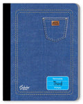 Blue Denim Penmanship Notebook 3rd Grade 80 Sheet