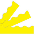 BORDER YELLOW SOLID SCALLOPED