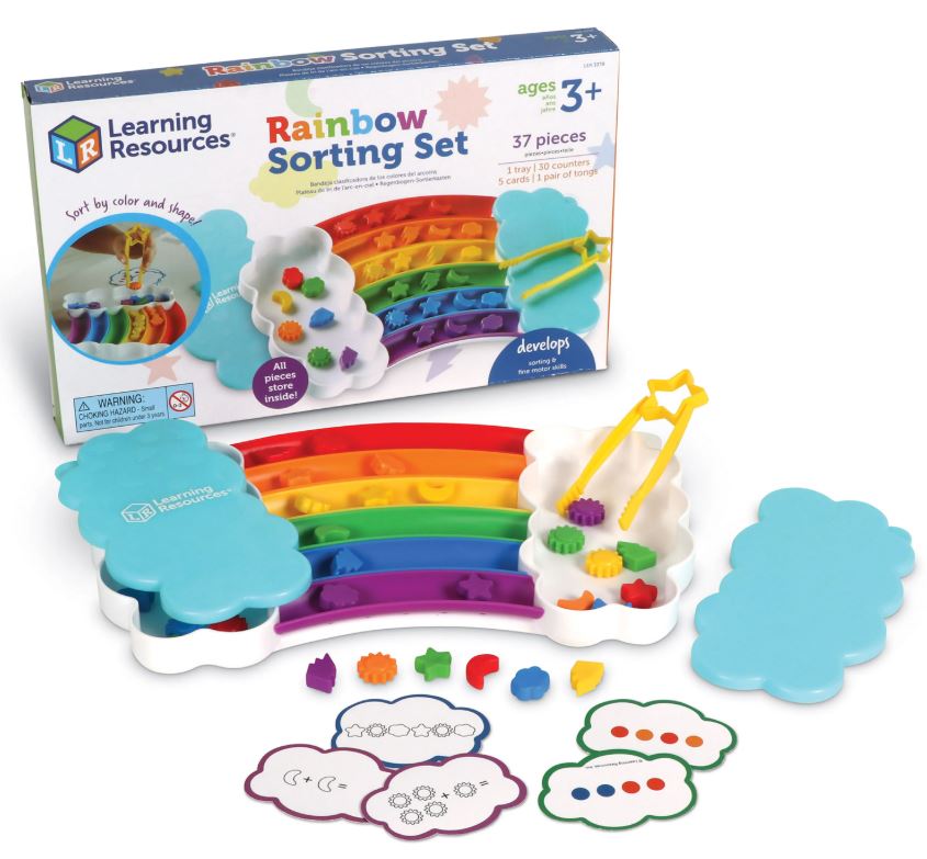 Rainbow Sorting Activity Set 37 PCS