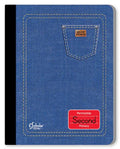Blue Denim Penmanship Notebook 2nd Grade 80 Sheet