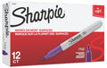 Sharpie Permanent Markers Fine Violet Cj. 12