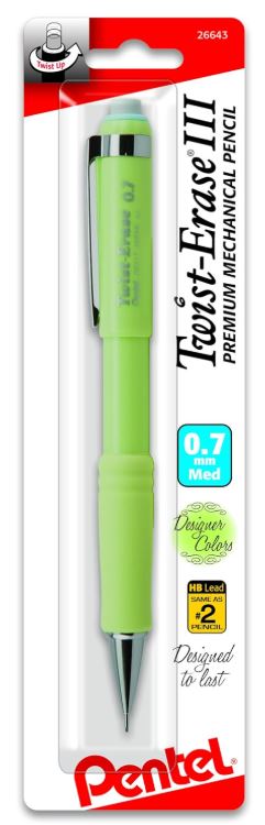 Twist-Erase III Mechanical Pencil 0.7 mm Fashion Colors