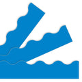 BORDES BLUE SOLID SCALLOPED