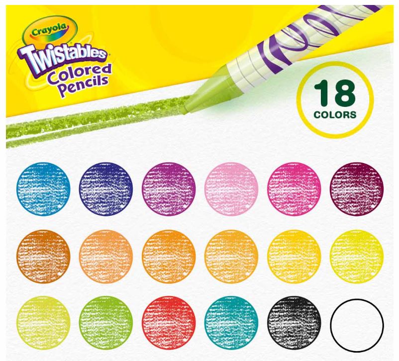 Crayola Twistables Colored Pencils Pkg. 8