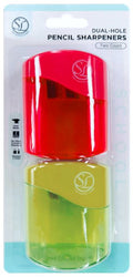 Pencil Sharpener W Size Holes | 2ct | Asst
