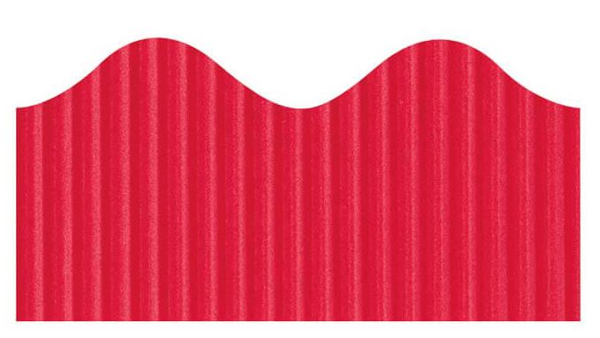 Decorative Border Red 2-1/4" x 50' Roll