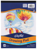 Drawing PAper Pad Heavyweight 9" x 12" 24 Sheet