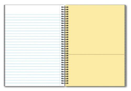1 Subject Poly Notebook College Ruled 8.3" x 6" 80 Sheets