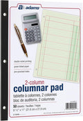 Columnar Analysis Pad | 2 Column Ledger | 8.5" x 11" | 100 Pages