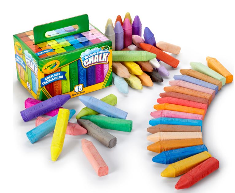 Crayola Sidewalk Chalk Pkg. 48
